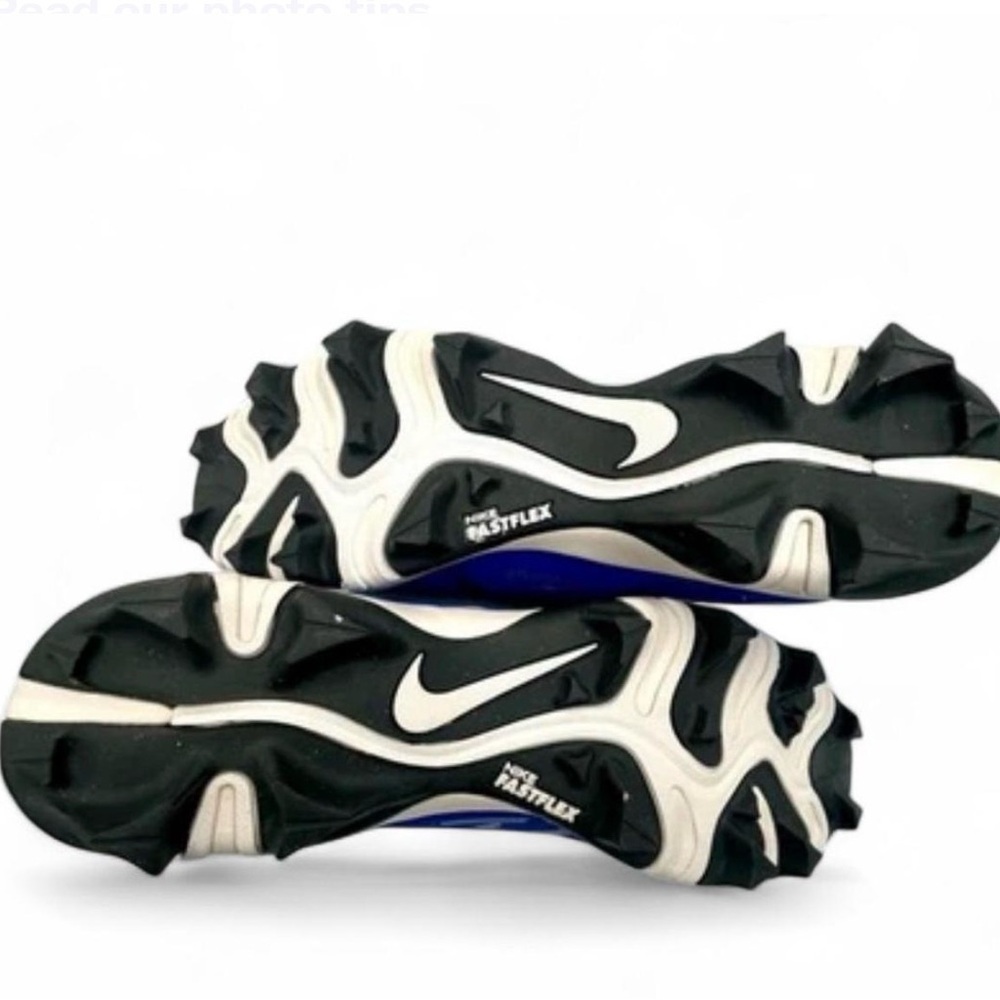 Nike Alpha Menace 3 Shark Football Cleats Royal Blue White Mens 14 CV0582414 NWT - Picture 7 of 8